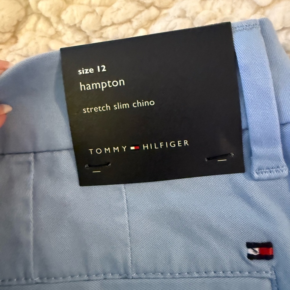 Tommy Hilfiger Hampton Stretch Slim Chino Size 12 NWT - Picture 4 of 5